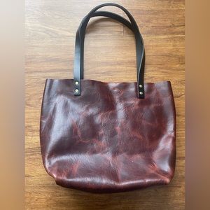 Portland Leather Goods medium Canyon or Lava (not sure!) tote NEW